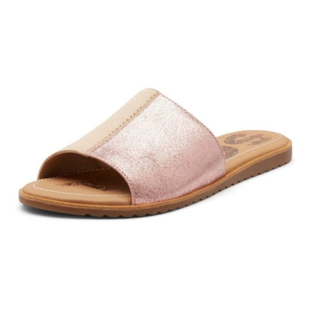 Sorel Ella Block Slide Metallic - Picture 3 of 9